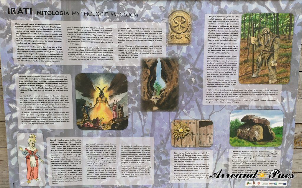 Esta zona es muy rica en leyendas, creencias, seres mitológicos. Arreando Pues en Rutas por la Selva de Irati con Mapa.