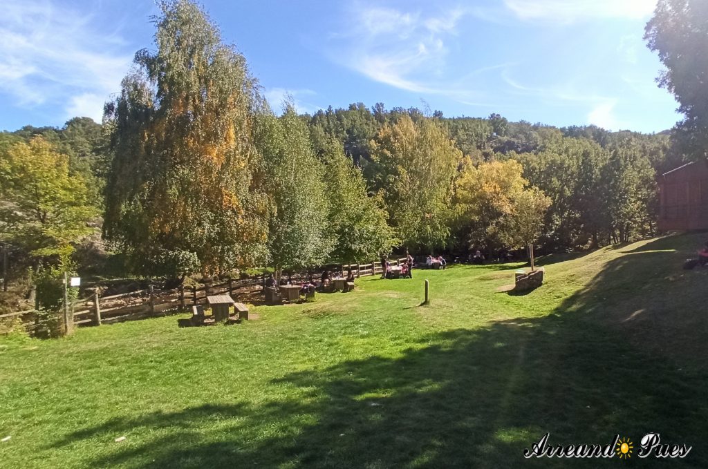 La Hiruela: Ruta de molino a molino termina en el área recreativa.