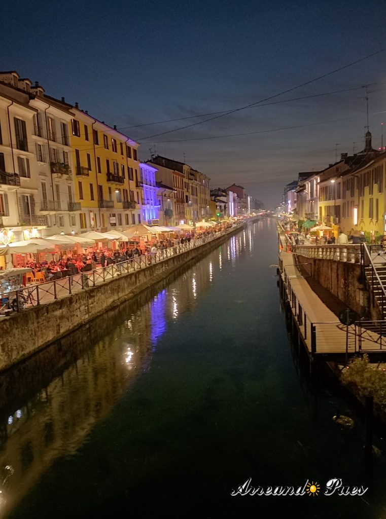 Recorrer Milán en un día: Guía Completa. Navigli. Zona de aperitivo y marcha de Milán.