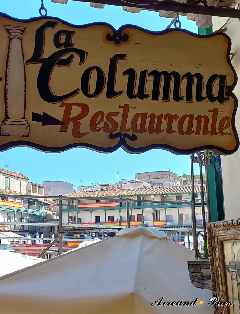 Para comer en Chinchón. Arreando Pues