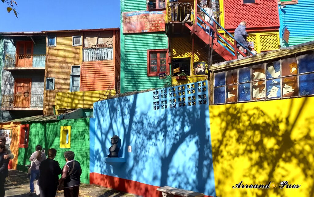 Caminito. Paseo peatonal muy famoso de Buenos Aires en el barrio de La Boca. Arreando Pues.