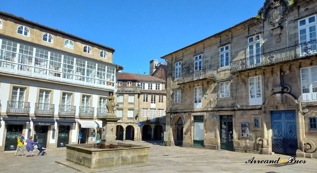 Plaza de Toural. Santiago de Compostela. Arreando Pues