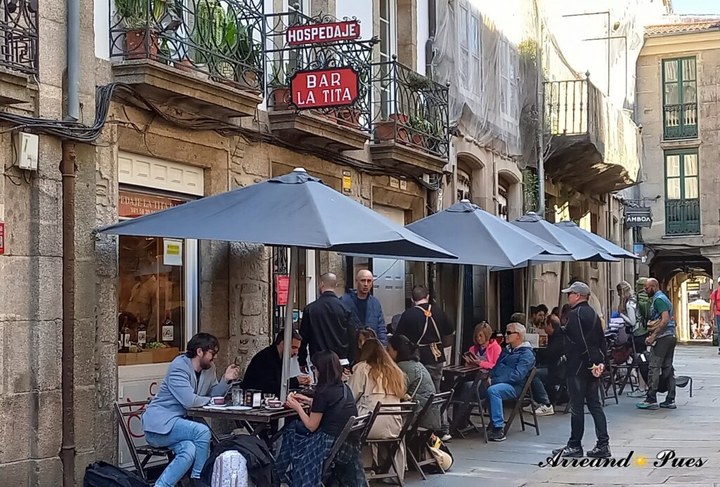 Bar La Tita. Una de las mejores tortillas de Santiago de Compostela.
