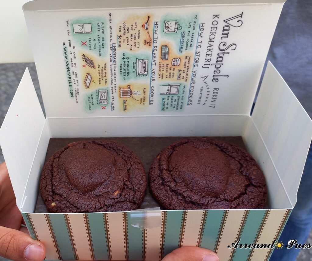 Van Stapele Koekmakerij de las mejores galletas de chocolate en Ámsterdam. 