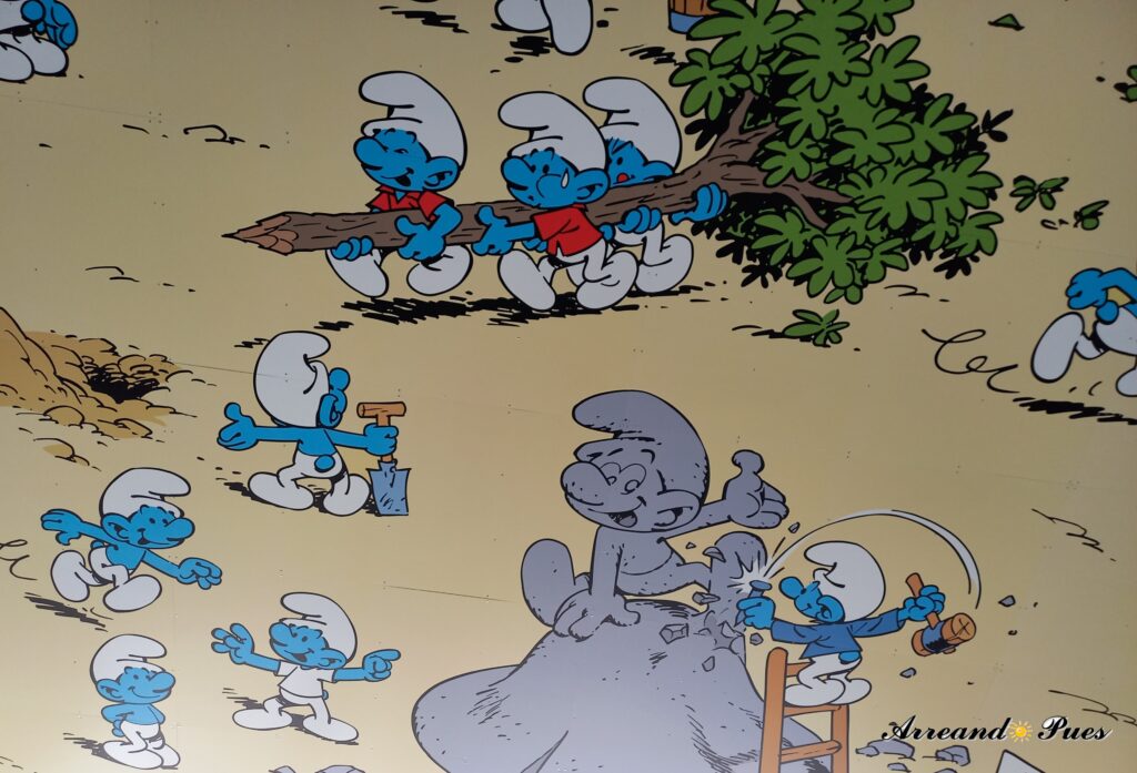 Murales de los comics en Bruselas