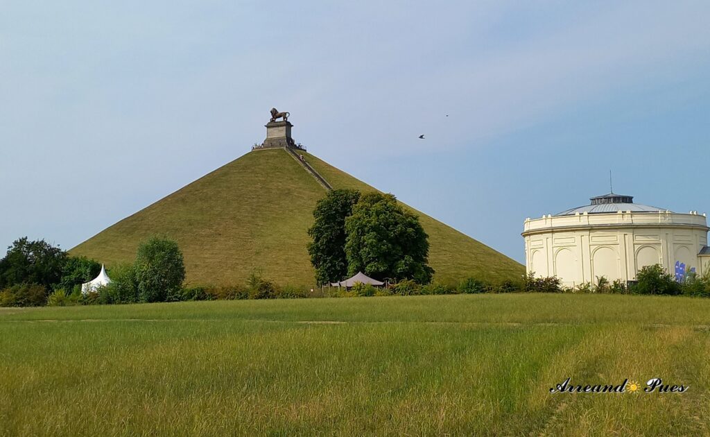 Waterloo. La colina del león. Excursión recomendada muy cerca de Bruselas.